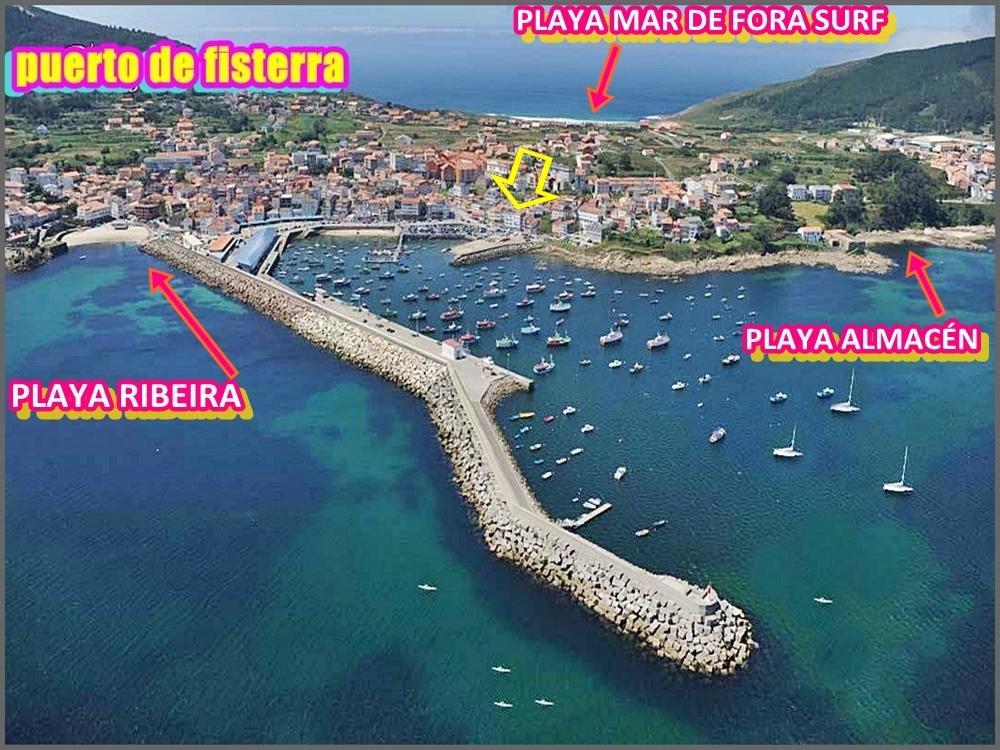 Apartamento Paseo Del Puerto 2 Finisterre Exteriör bild